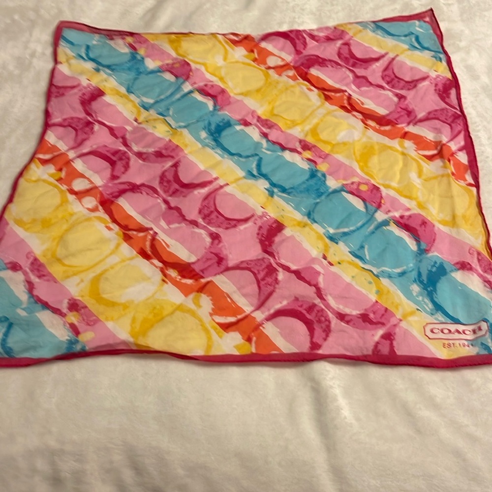 Coach scarf 20x20